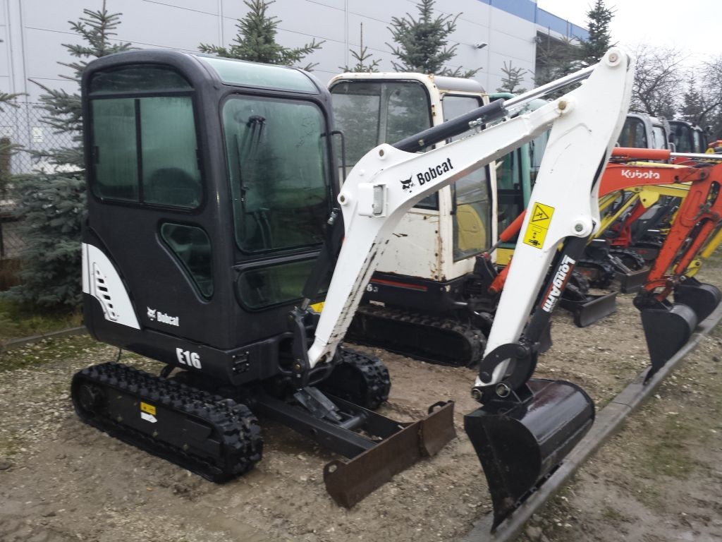 BOBCAT E16 2014 14KM 200mth KOPARKA LEASING GWARANCJA — zdjęcie 6