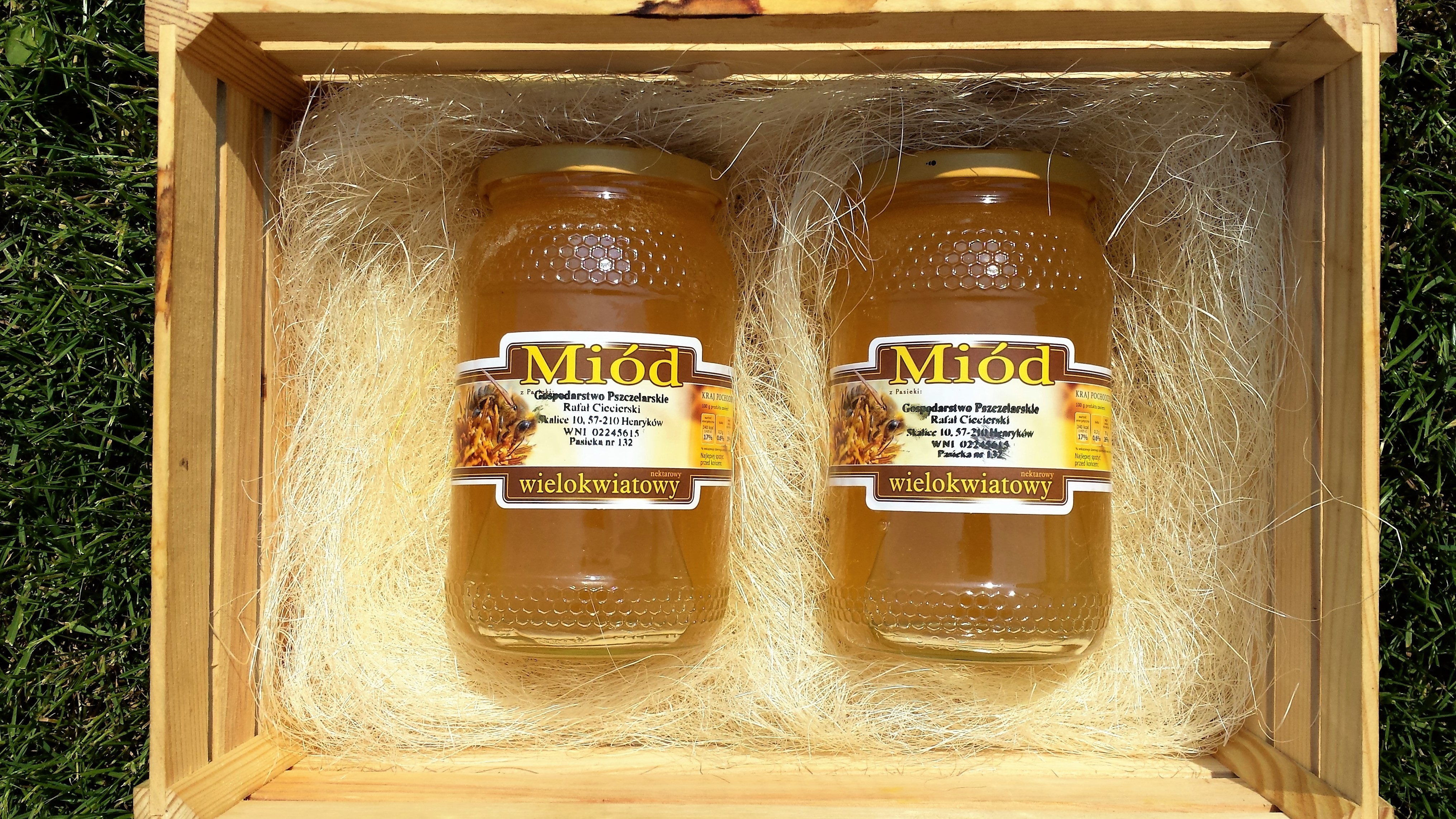 MIÓD WIELOKWIATOWY 0,9L NATURALNY Z WŁASNEJ PASIEKI — zdjęcie 1