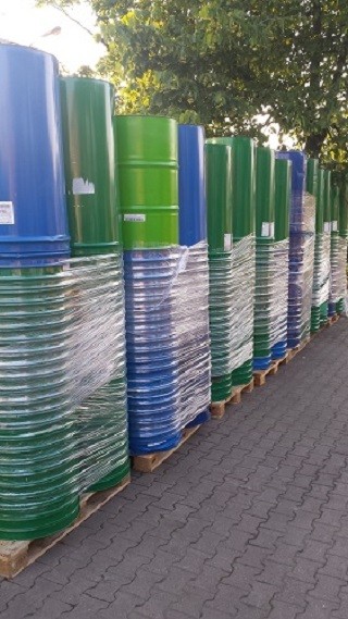 Czyste beczki metalowe 200l po spożywce — zdjęcie 1