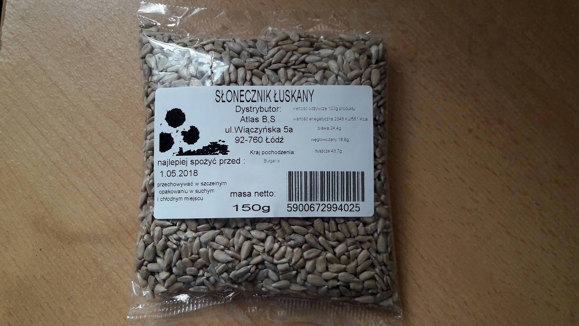 Słonecznik łuskany 150g 