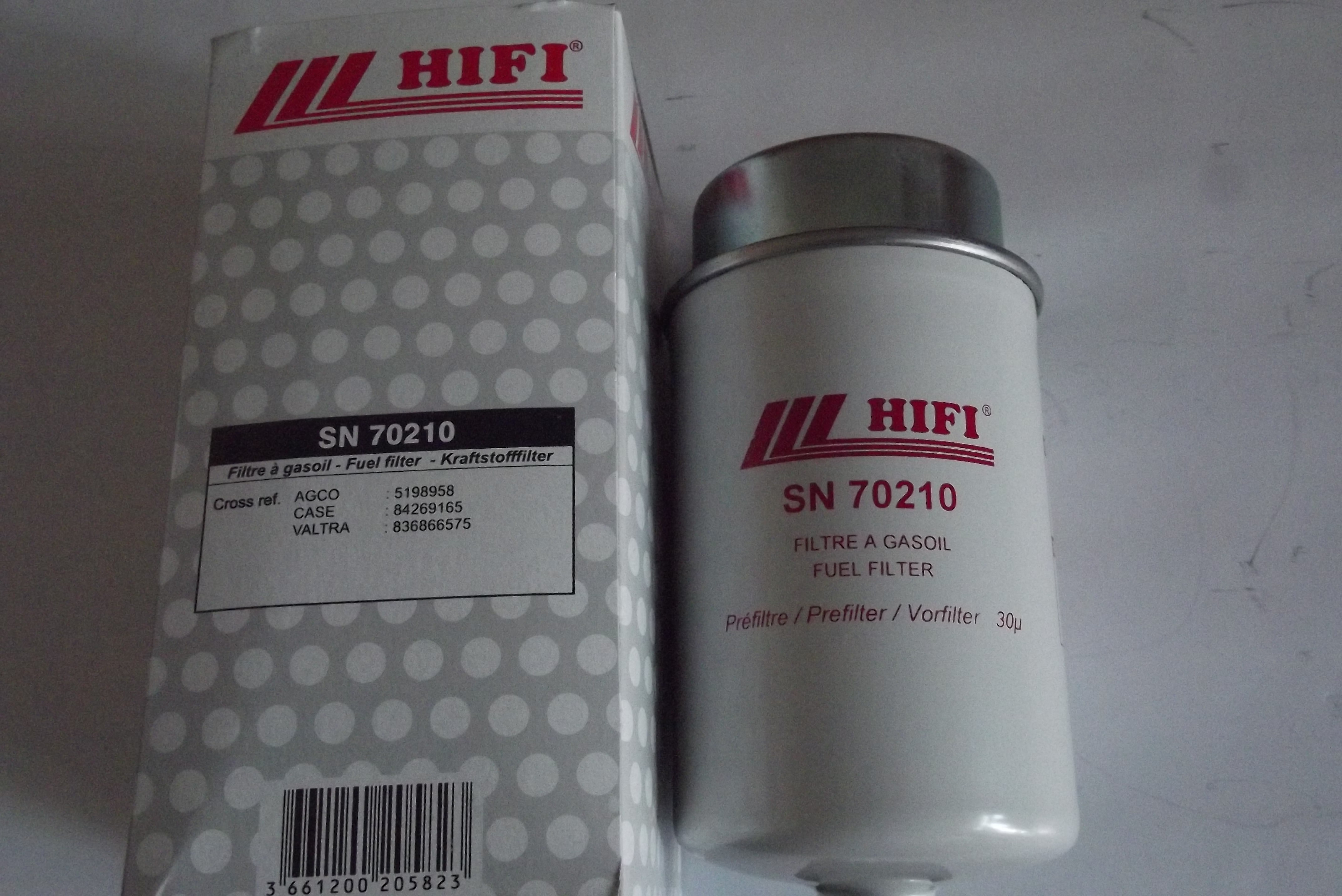 Filtr paliwa SN 70210 Case,Ford,MF, New Holland,Steyr,Valmet — zdjęcie 1