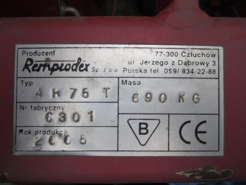 Sadzarka REMPRODEX 4RZĘDOWA WARTO STAN B.DOBRY — zdjęcie 5