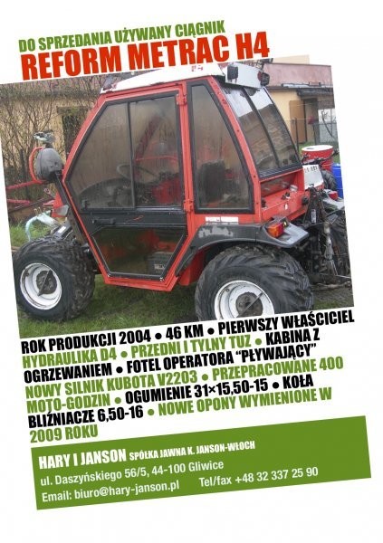 PROFESJONALNY CIĄGNIK METRAC