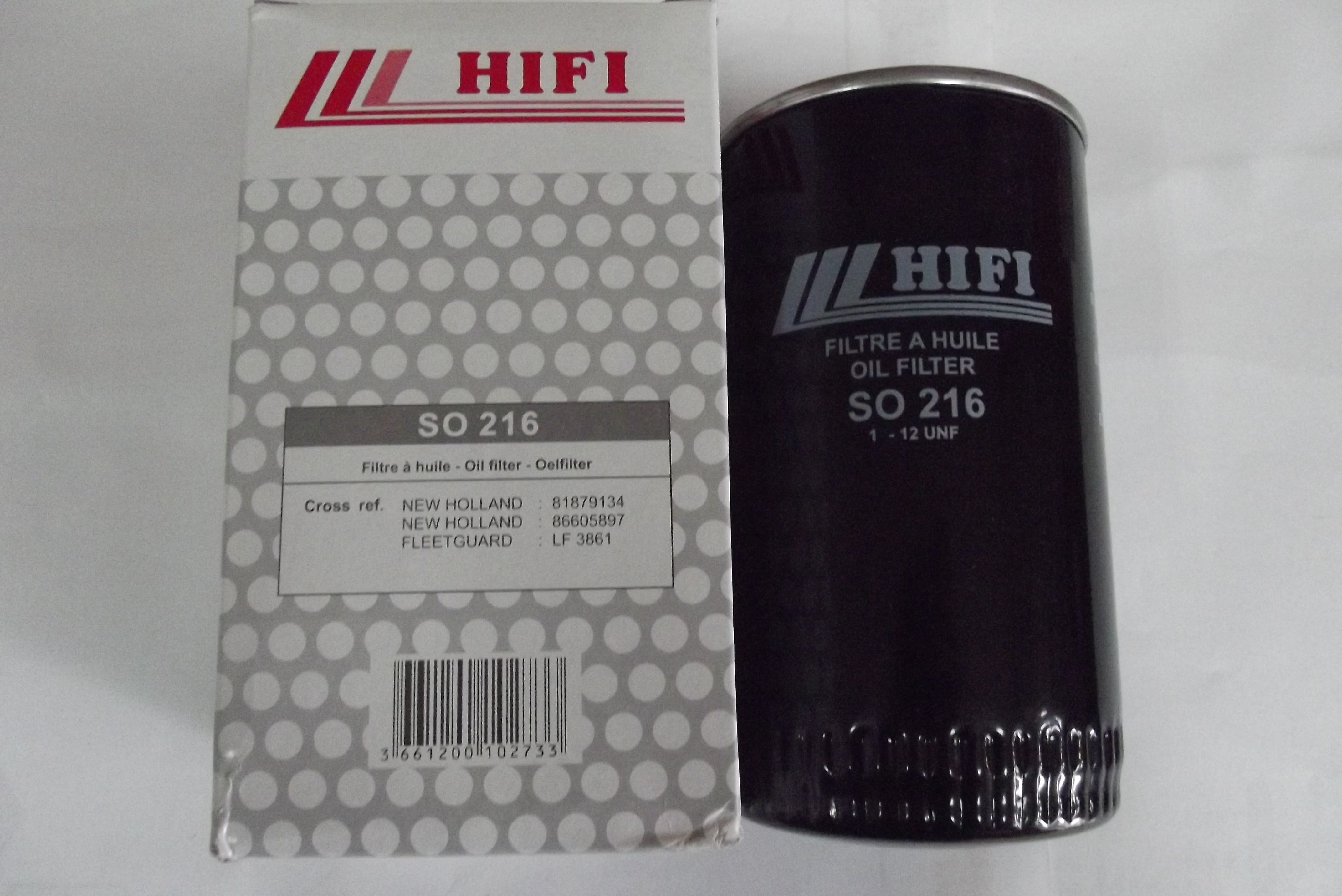 Filtr oleju SO 216 FORD ,FIAT ,NEW HOLLAND ,JOHN DEERE ,CASE — zdjęcie 1