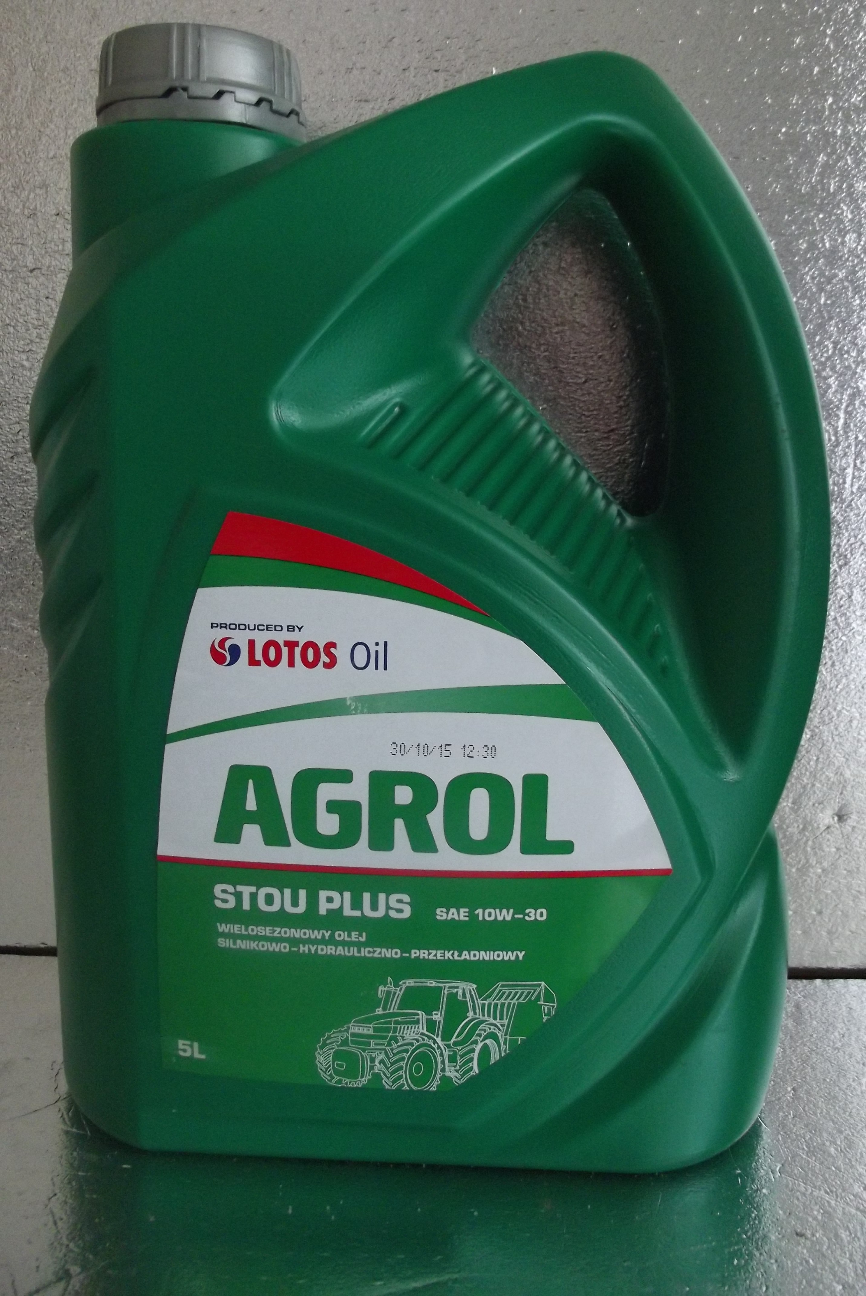 Olej wielofunkcyjny Agrol Stou Plus 10W30 5l Lotos — zdjęcie 1