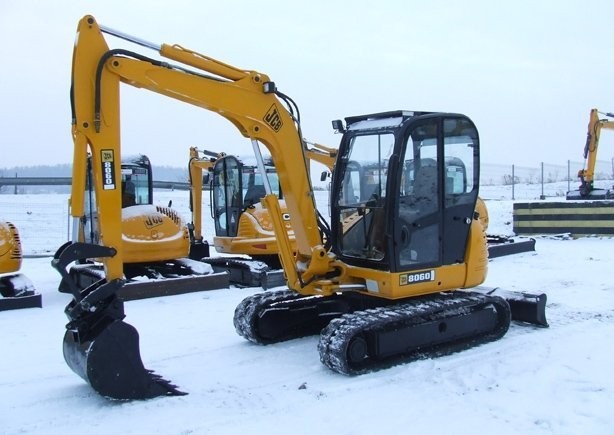 Minikoparka JCB 8060, rok 2006
