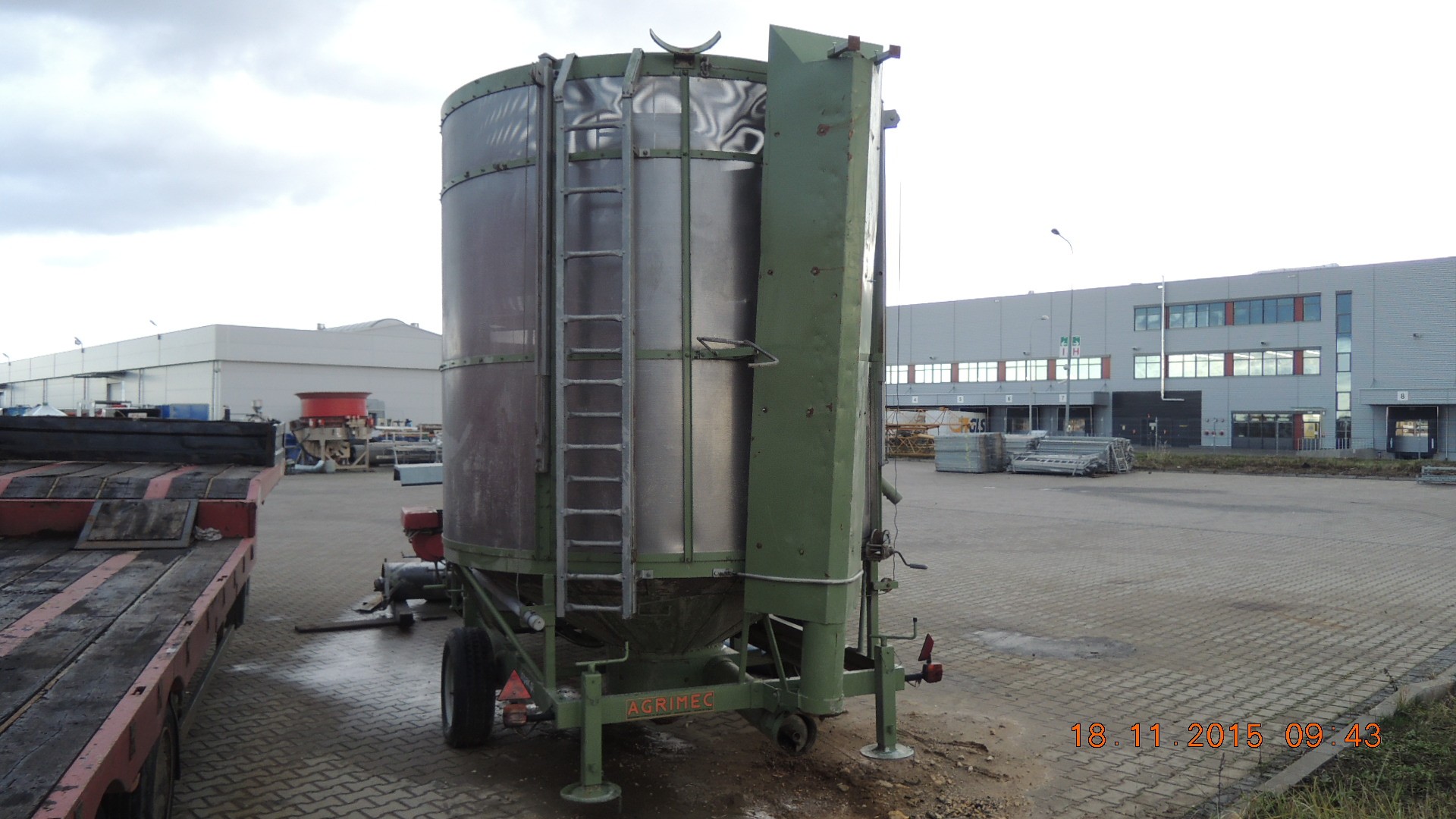Mobilna suszarnia zbóż Agrimec AS1000 nr ser. 2375 2012r. — zdjęcie 3