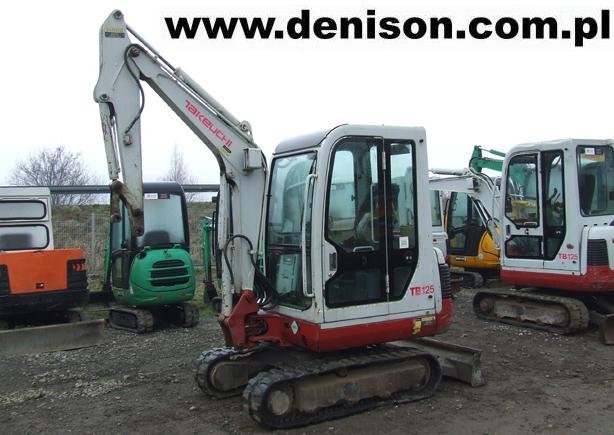 Minikoparka gąsienicowa Takeuchi TB 125 rok 2006