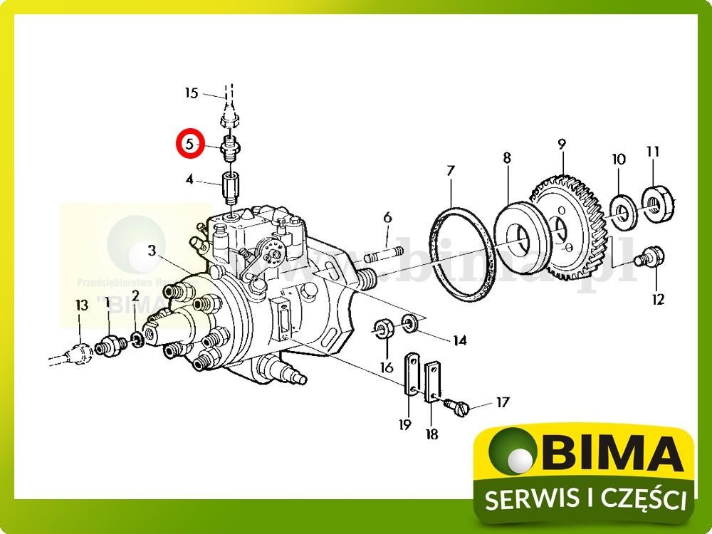 Złączka przewodu paliwowego John Deere 8310,8410,7710 — zdjęcie 2