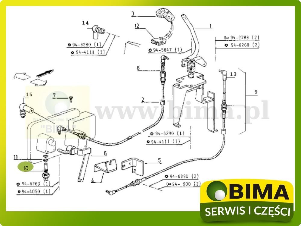 Czujnik skrzyni biegów Renault CLAAS Ares 577,617,657 — zdjęcie 2