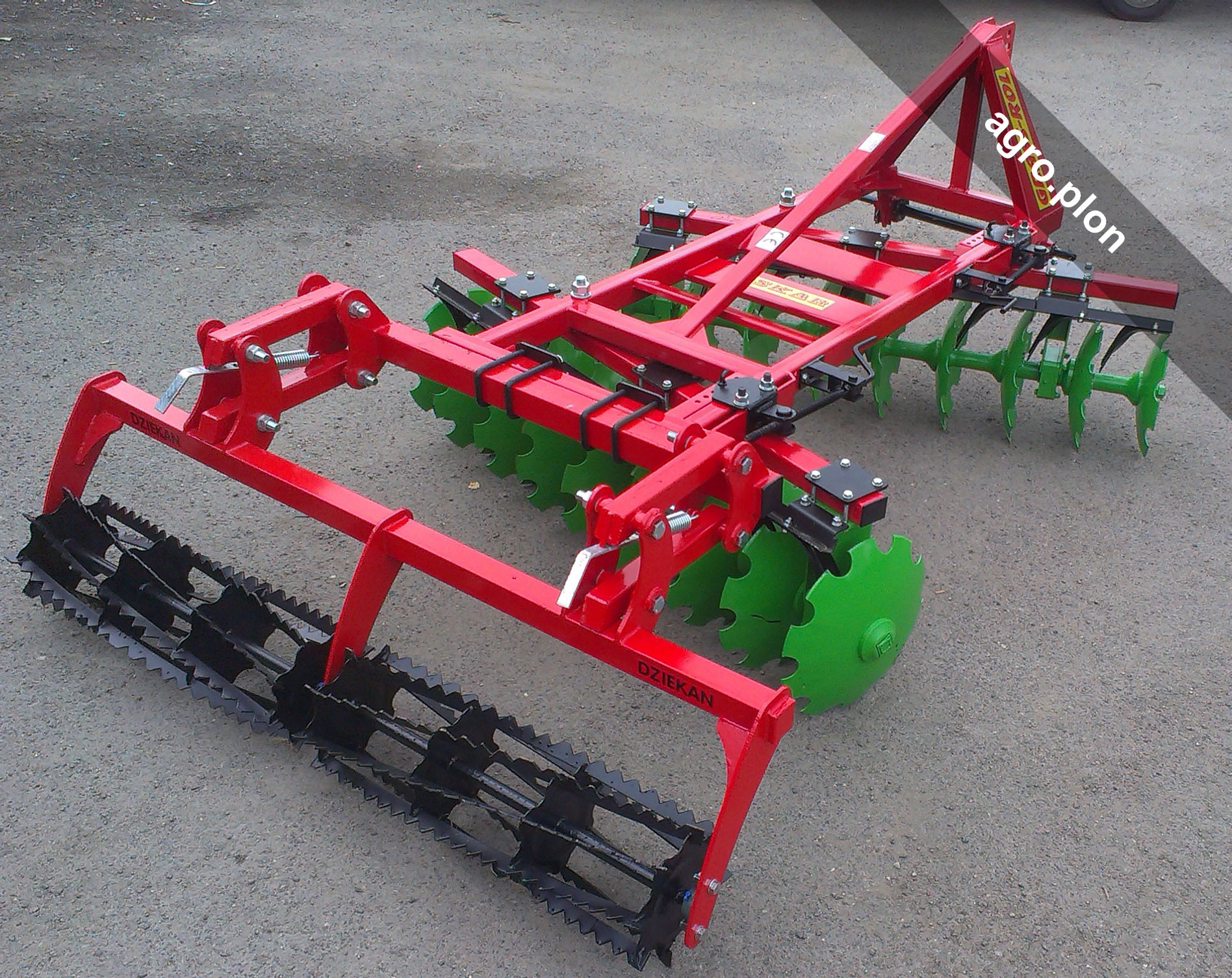 Brona talerzowa OSKAR Grass-rol 1.6m do 3.2m MOCNA Transport — zdjęcie 7