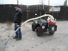 Odkurzacz miejski MINI ( 30 L ) do odchodów psich — zdjęcie 1