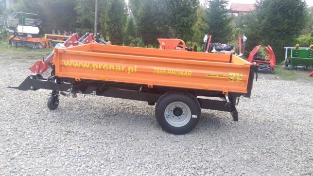 Przyczepa PRONAR T655 jednoosiowa 2t komunalna Promocja — zdjęcie 3