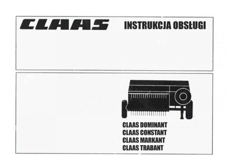 Claas MARKANT, TRABANT, CONSTANT, DOMINANT - 2013