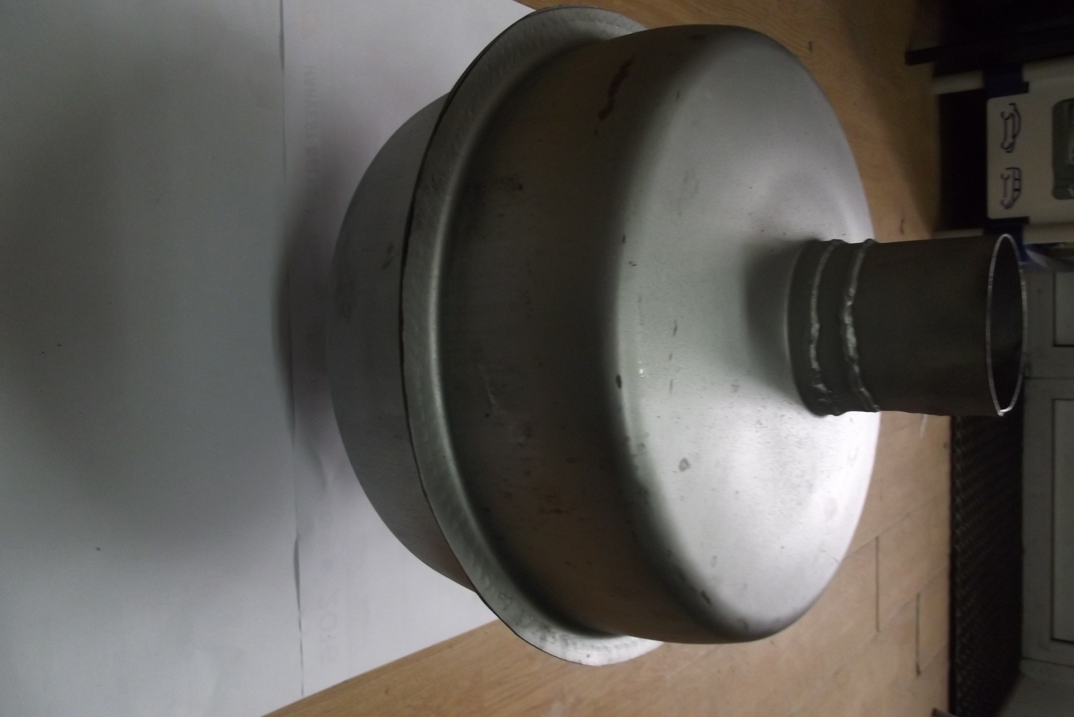 Tłumik wydechu beczka T 150 K ORYGINAŁ — zdjęcie 3