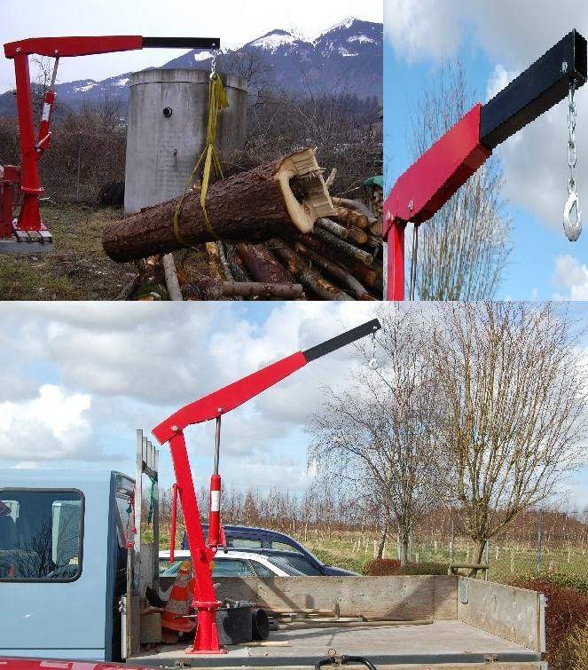 DŹWIG ZAŁADOWCZY, HDS  UNIWERSALNY OBROTOWY. Udźwig maks. 900 kg — zdjęcie 4