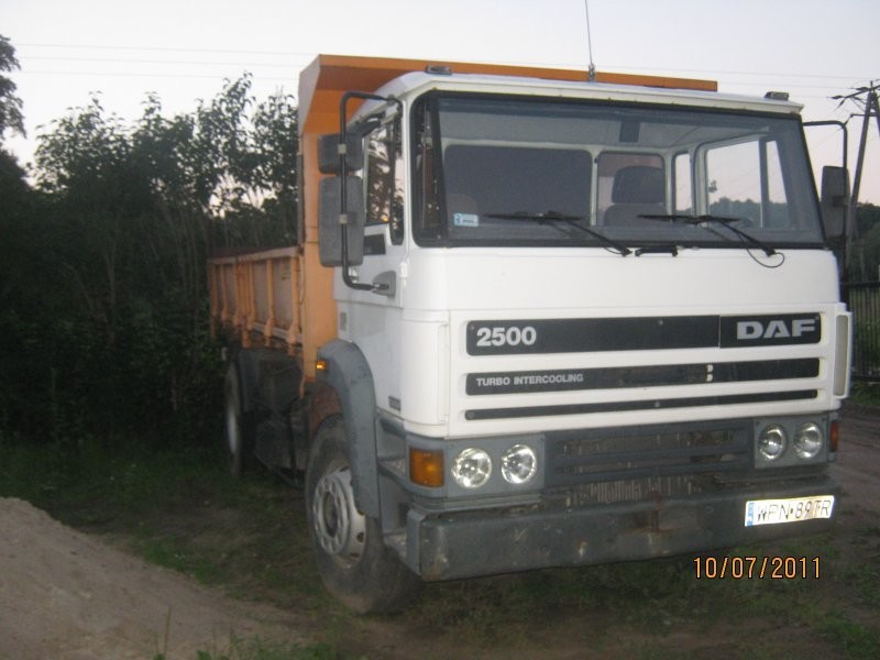 DAF 2500 TURBO WYWROTKA ŁADOWNOSC 9 TON — zdjęcie 1