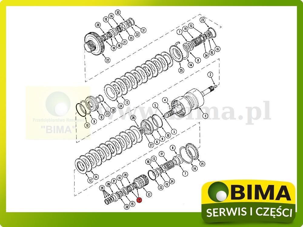 Łożysko igiełkowe Case IH MX100,MX110,MX120,MX100,MX110 — zdjęcie 2