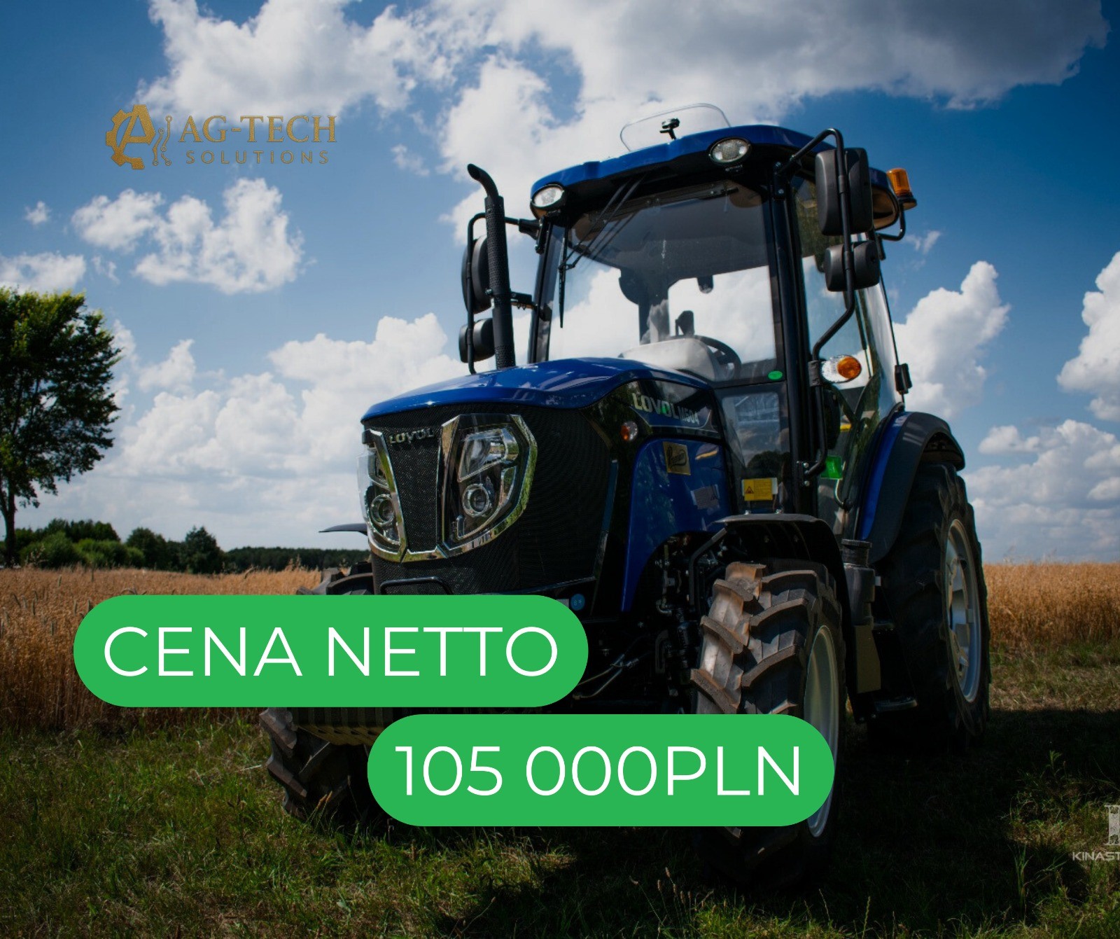 LOVOL M504 PREMIUM – Nowy ciągnik rolniczy 50KM /Gwarancja /Transport — zdjęcie 1