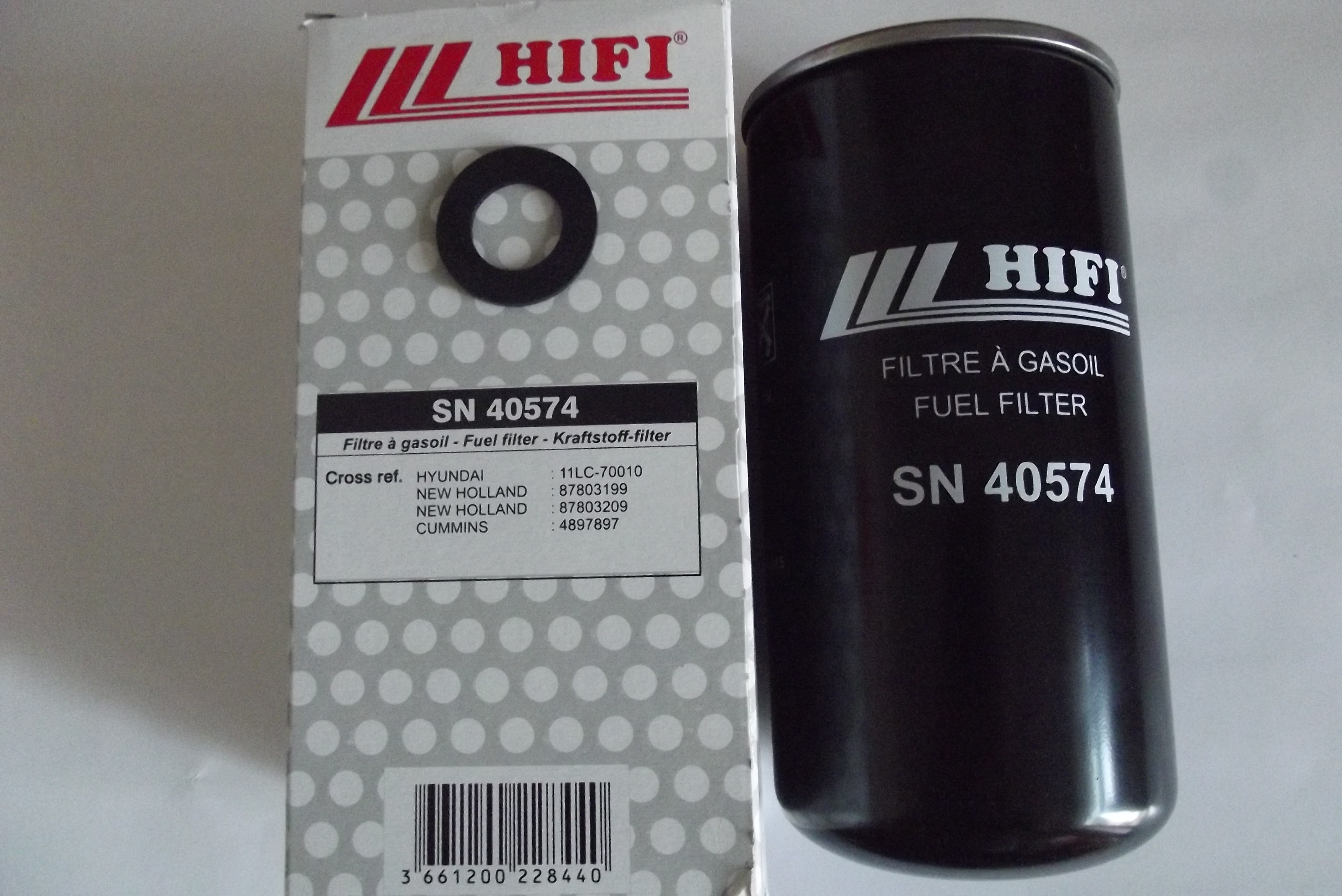 Filtr paliwa SN40574 Case,Ford,New Holland, McCormick, Steyr — zdjęcie 1