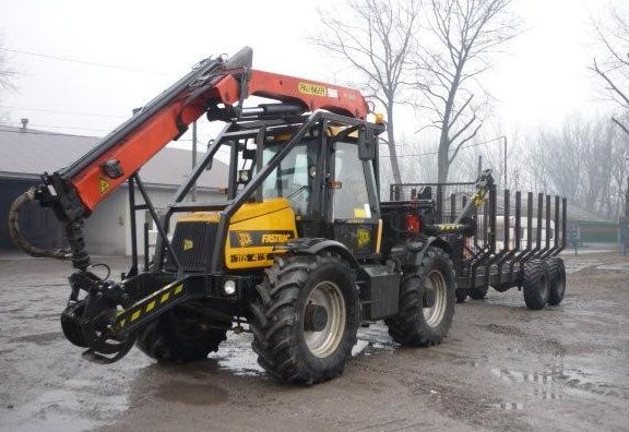 Jcb Fastrac ciagnik HDS Palfinger Okazja Krakow — zdjęcie 1