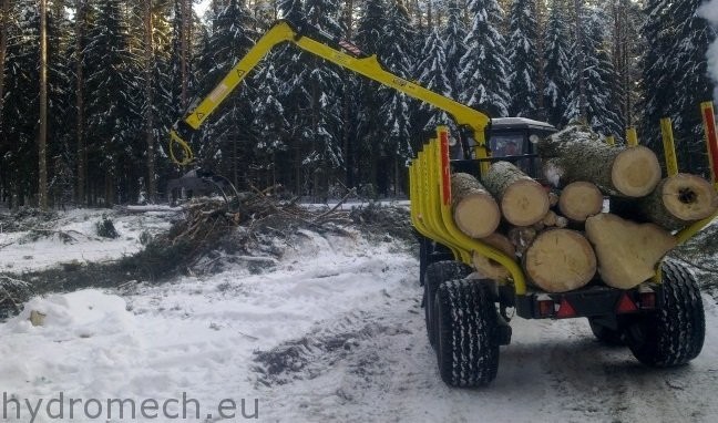Przyczepa Leśna Hydromech / Hydrofast 7 ton, 9 ton — zdjęcie 4