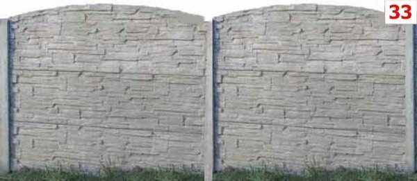 ogrodzenia betonowe, słupki, płyty, łączniki — zdjęcie 3