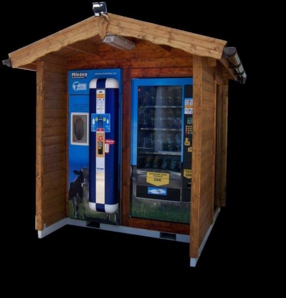 MLEKOMAT-Samoobsługowy kiosk do sprzedaży mleka