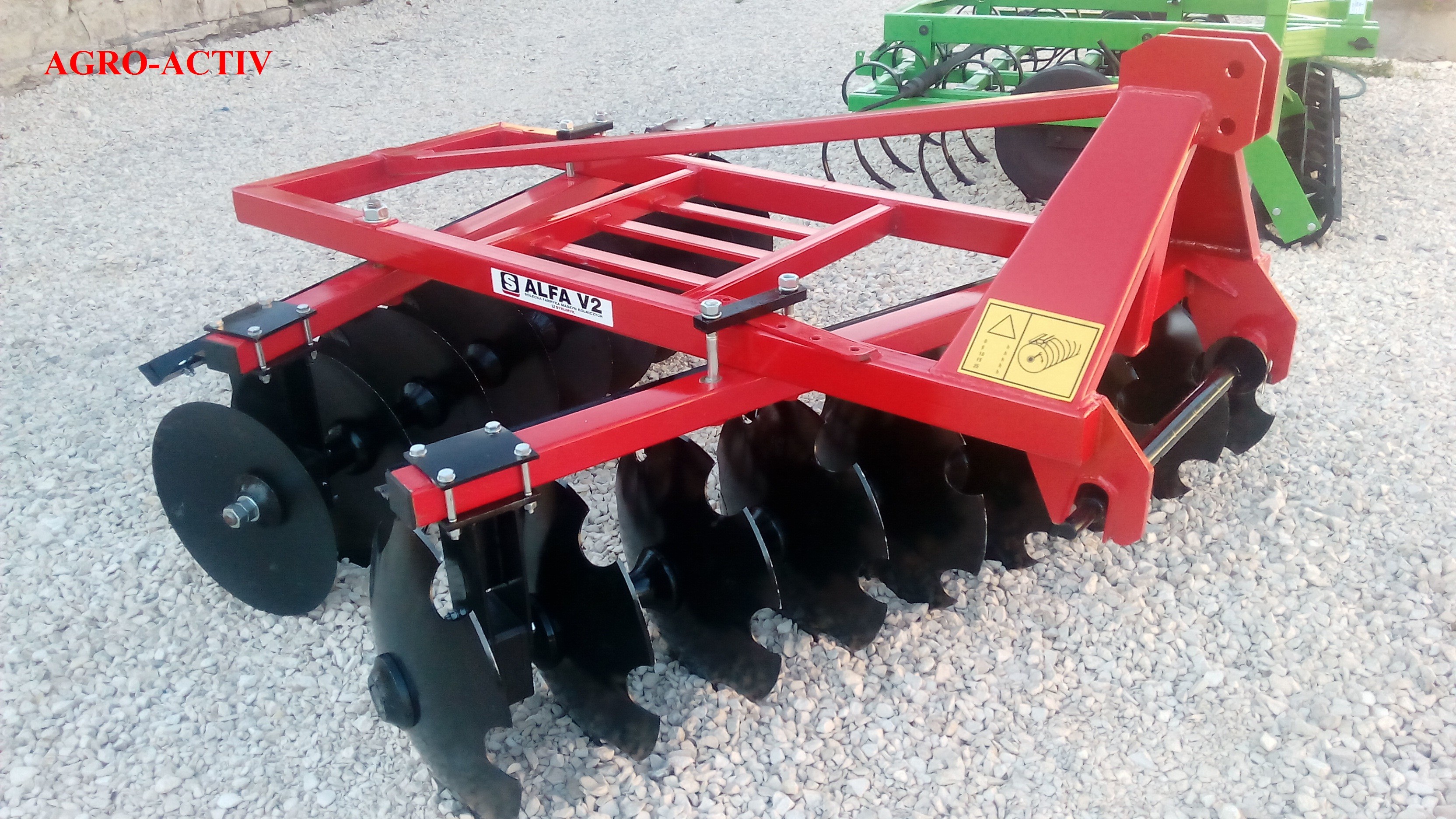 Brona Talerzowa Zawieszana Dwuwalcowa V2/18 talerzy 2m STRUMYK AGRO-AC — zdjęcie 1