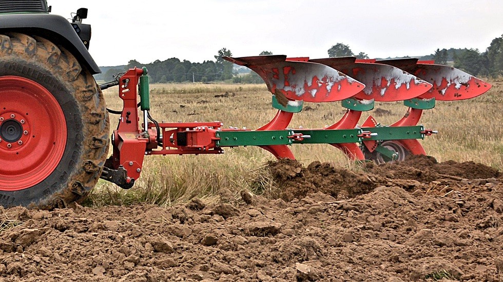 Pług obrotowy obracalny Pługi zabezpieczenie resorowe Agro-Masz — zdjęcie 4