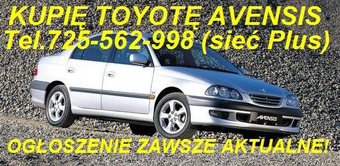 Kupię Toyotę Corolle E8 E9 E10 E11 E12 E13 E15 kupie Toyotę Avensis te
