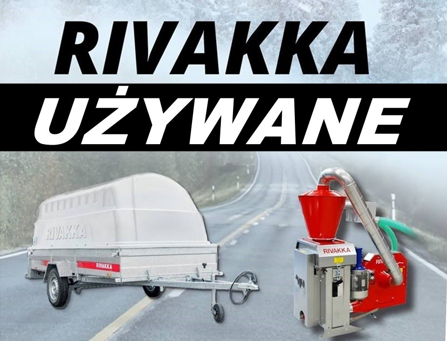 RIVAKKA - UŻYWANE gniotowniki, śrutowniki, mieszalniki — zdjęcie 1