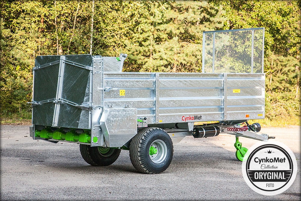 Rozrzutnik obornika 4,5 tony, konstrukcja cynkowana ogniowo — zdjęcie 1