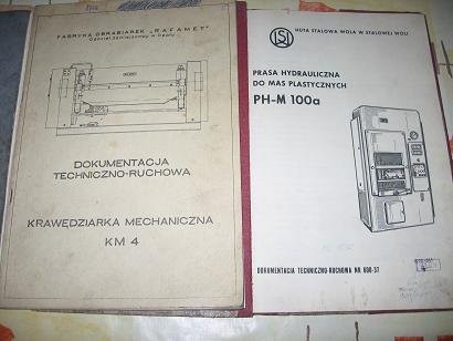 DTR-ki Dokumentacja techniczno-ruchowa paszport