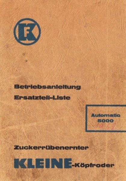 Kleine Automatic 5000, Kleine Automatic 5002 — zdjęcie 1