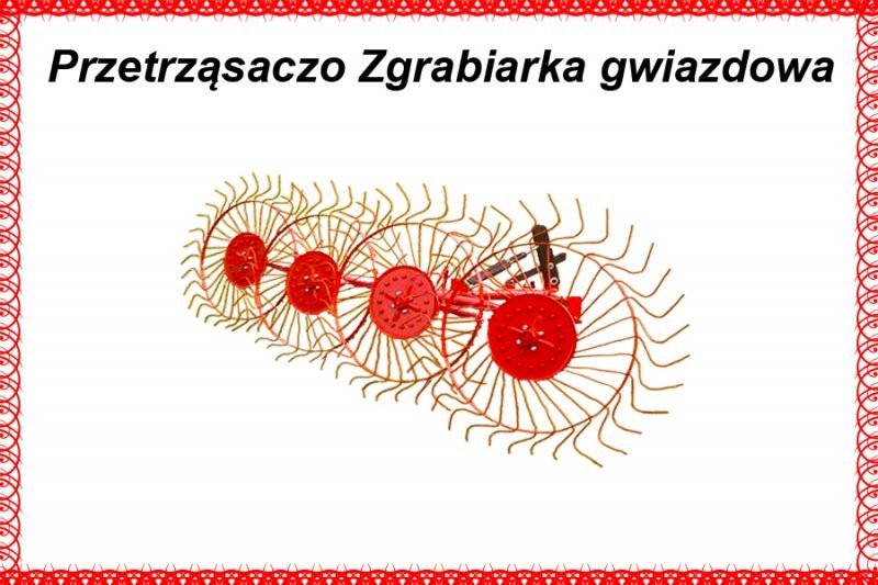 Przetrząsaczo zgrabiarka pasowa NOWA! GWARANCJA! — zdjęcie 1