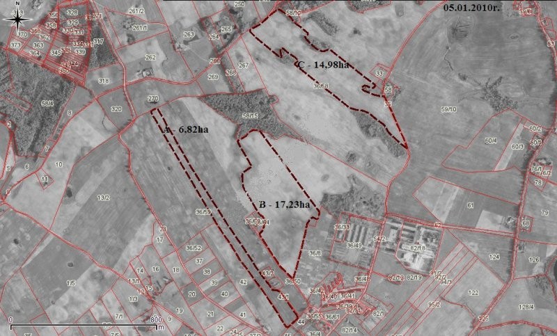 Pomiary pól GPS-pomorskie, warm-mazur, podlaskie