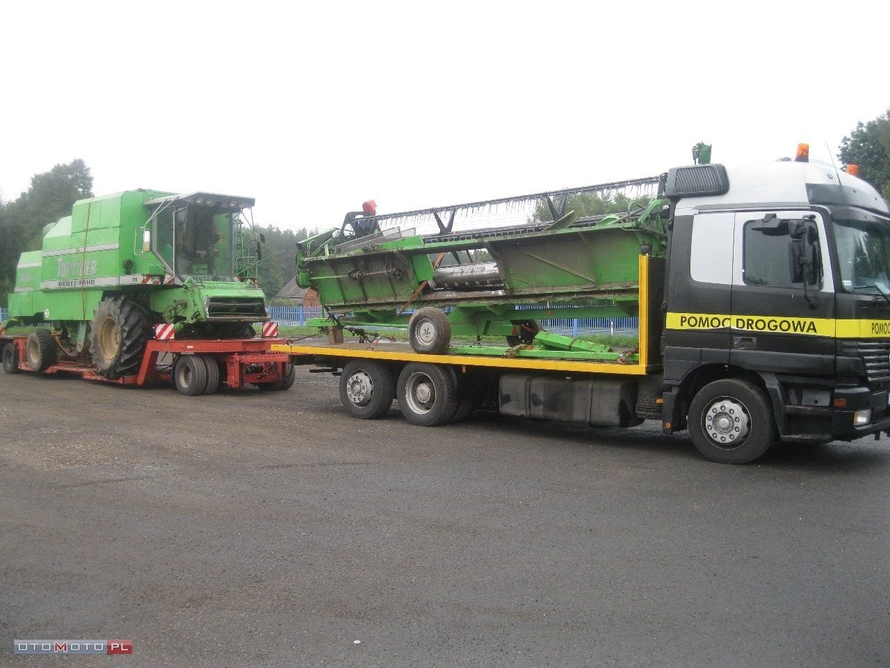 Claas Transport Kombajnów z hederem i na kołach - 2005 — zdjęcie 2