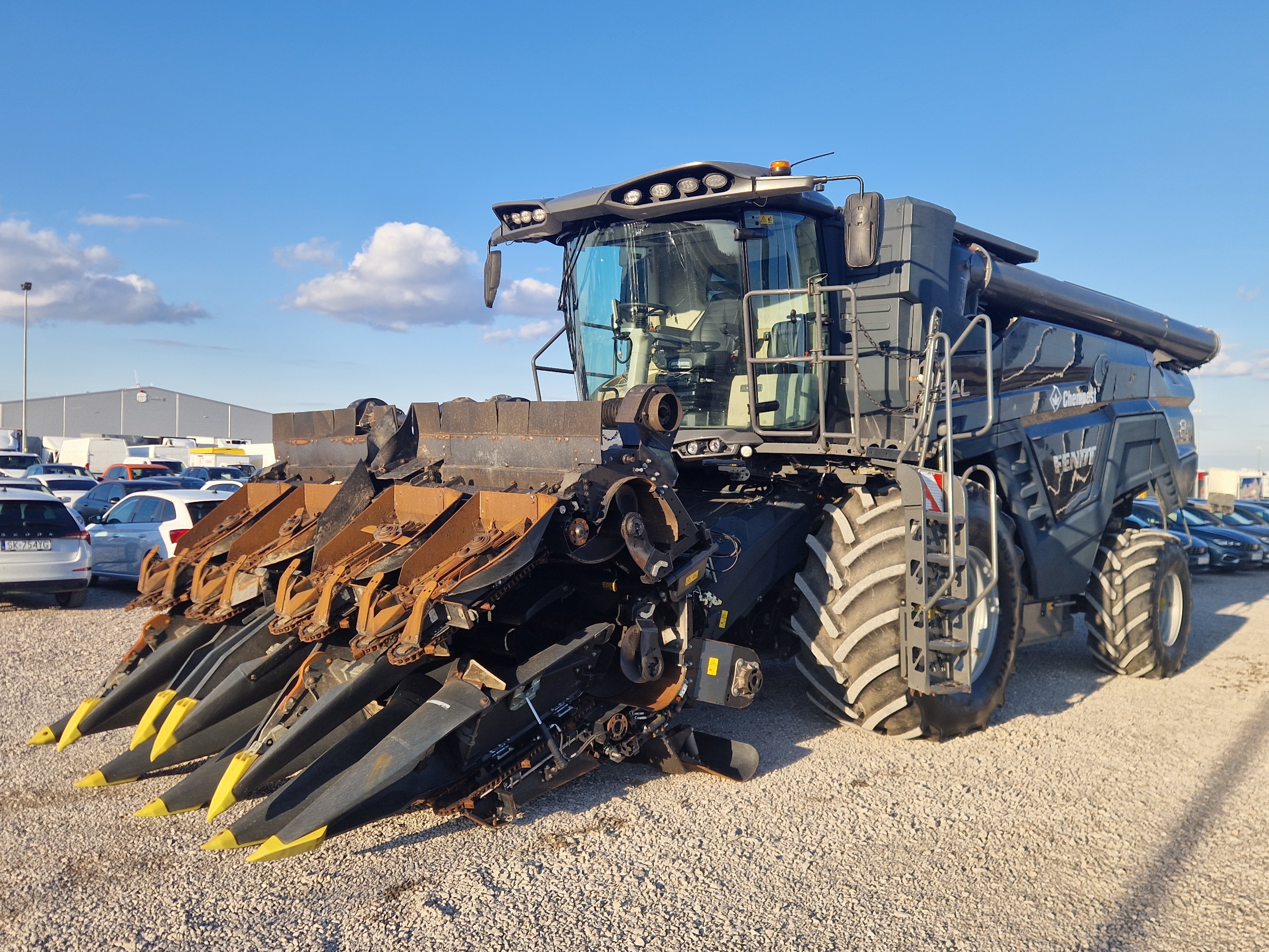 Kombajn Fend Ideal 8 z przystawką Geringhoff MSH 800FB 2021 r. — zdjęcie 1