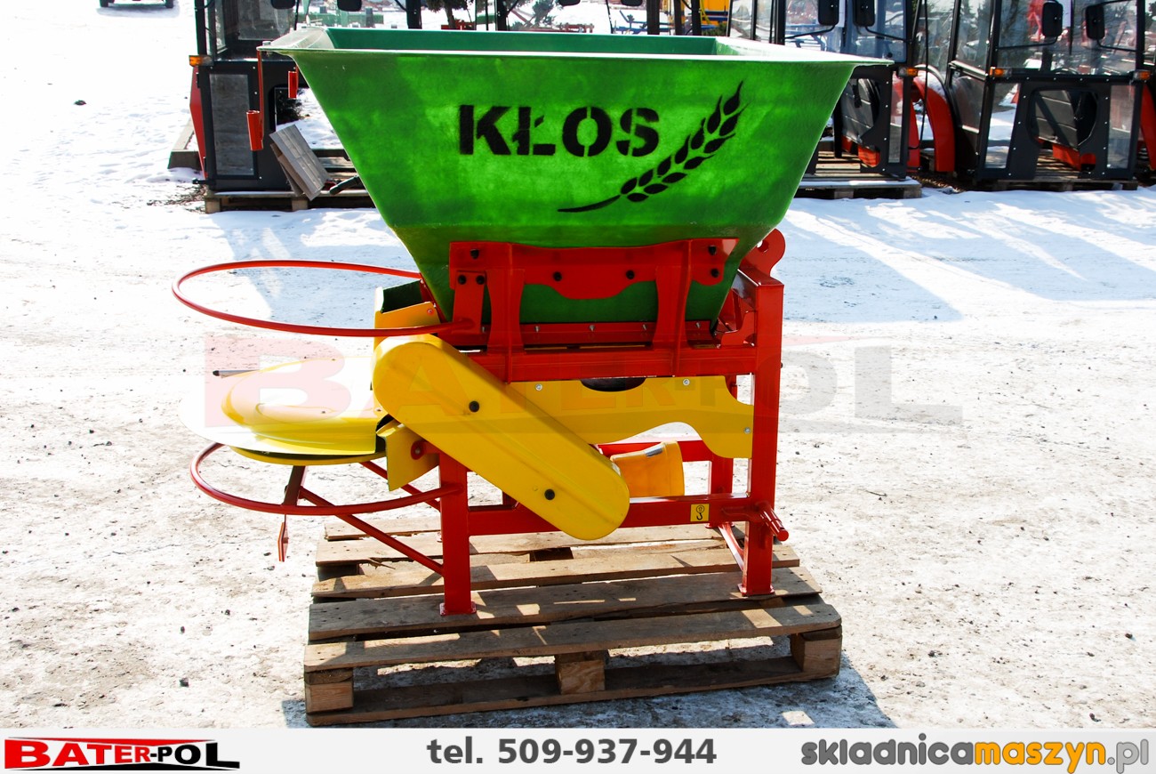 Rozsiewacz nawozowo – wapniowy „KŁOS” NO21/1 jednotarczowy 400Kg — zdjęcie 3