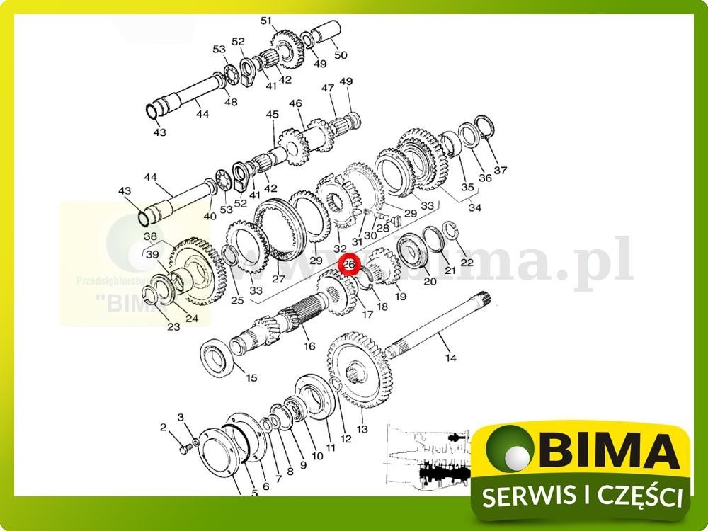 Synchronizator Massey Ferguson 4260,4270,4365,4315,4320 — zdjęcie 2