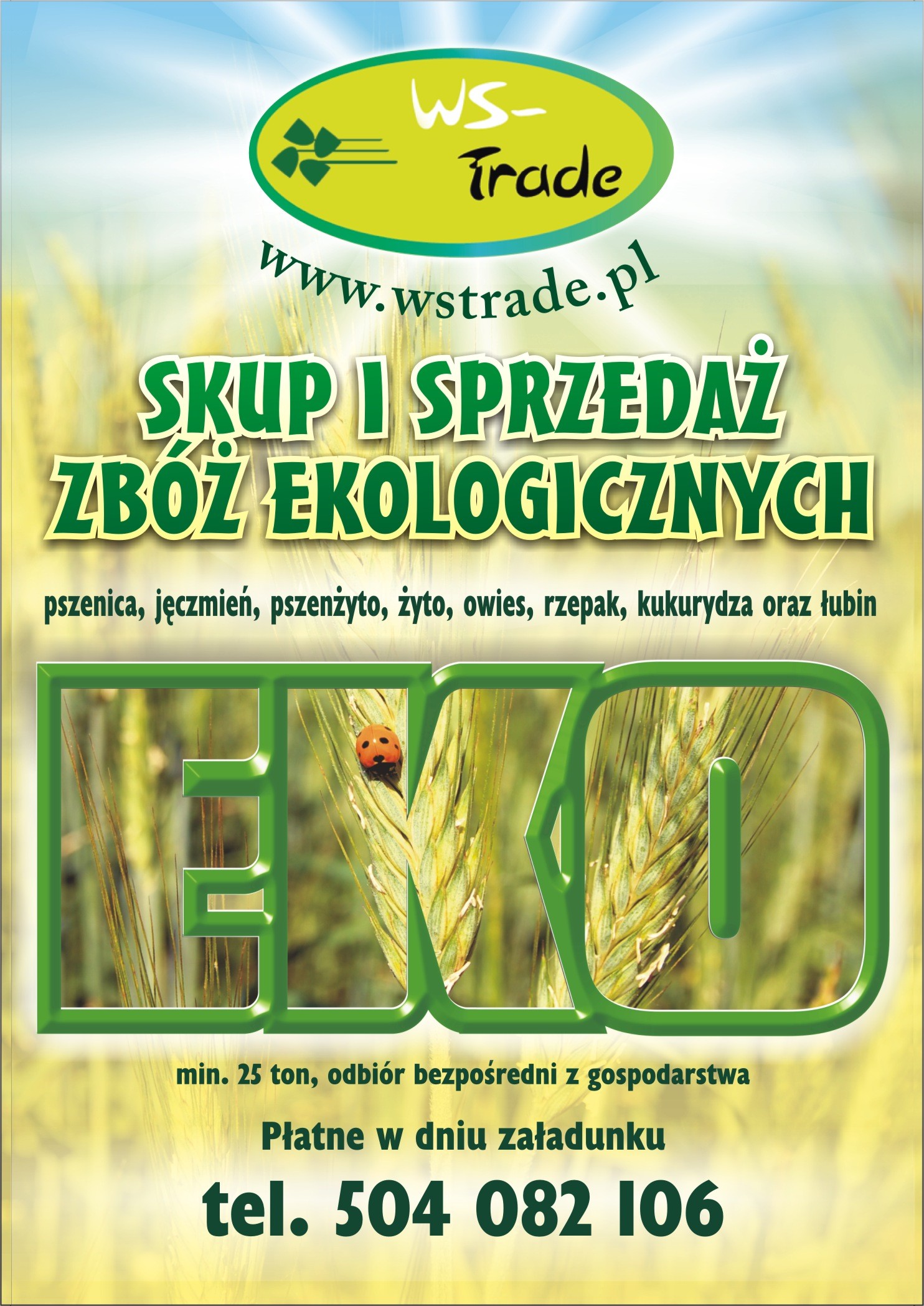 kupię zboża ekologiczne