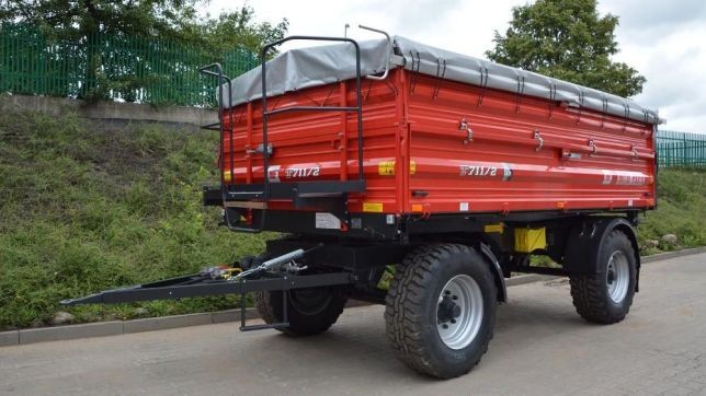 Przyczepa rolnicza Metal-Fach T711/2 – 10t — zdjęcie 1