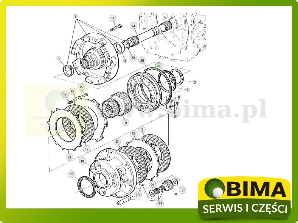 Uszczelniacz John Deere 5820,6010,6020,6090MC,6090RC
