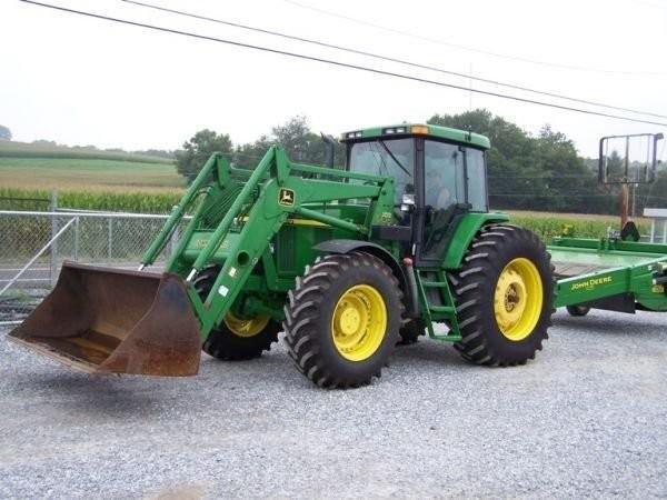 John Deere 7510 4x4 Ciągnika rolniczego z JD740 Loader — zdjęcie 1