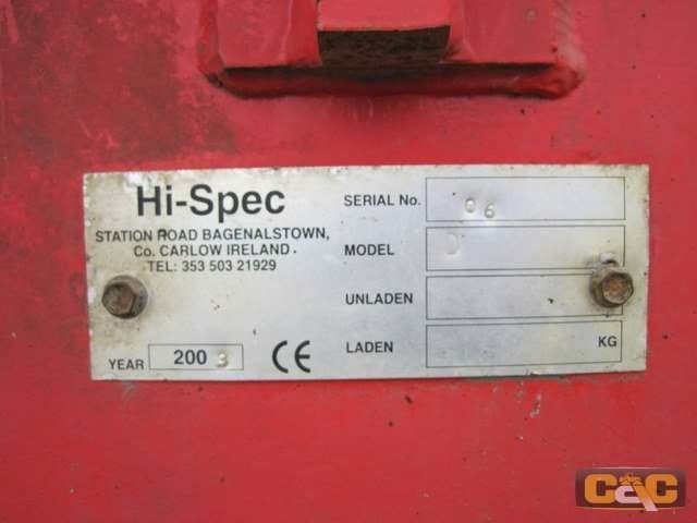PRZYCZEPA HI-SPEC D14 TON — zdjęcie 5