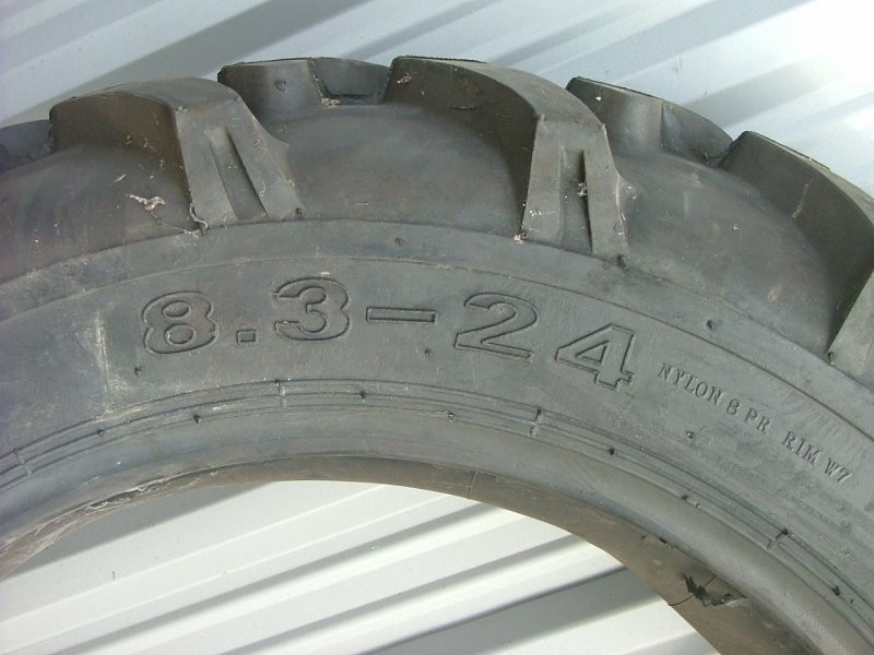 Opona rolnicza 8.3-24 dla kubota yanmar iseki — zdjęcie 3