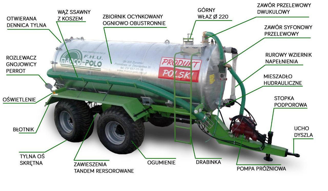 Wozy Asenizacyjne Marco-Polo / Prosto od Producenta  — zdjęcie 3
