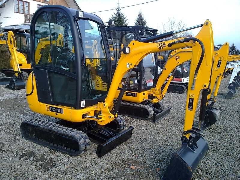 JCB 8018 rocznik: 2009 --- koparkikrakow.pl — zdjęcie 1