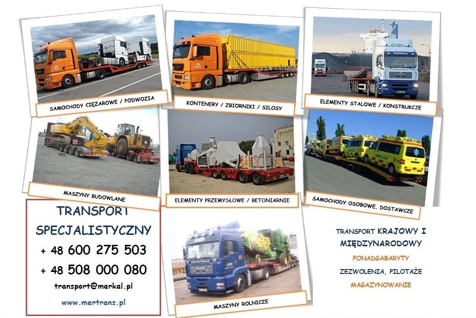 TRANSPORT KOMBAJNÓW PL i UE - Każdy